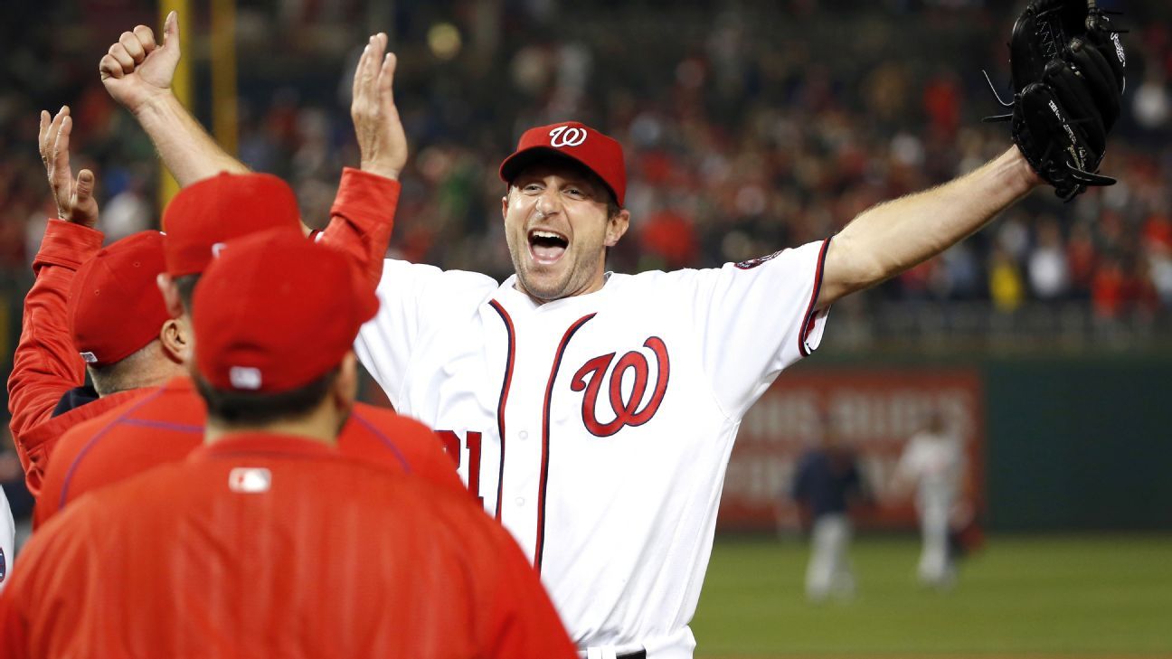 Washington Nationals player with two colored eyes