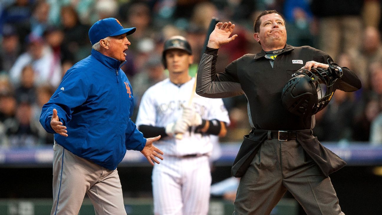 Manager Collins Bad call cost New York Mets game vs. Colorado Rockies