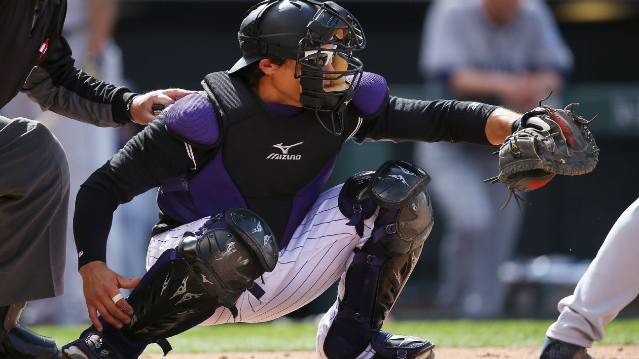 Steady hands Colorado Rockies' Tony Wolters a whiz at pitchframing