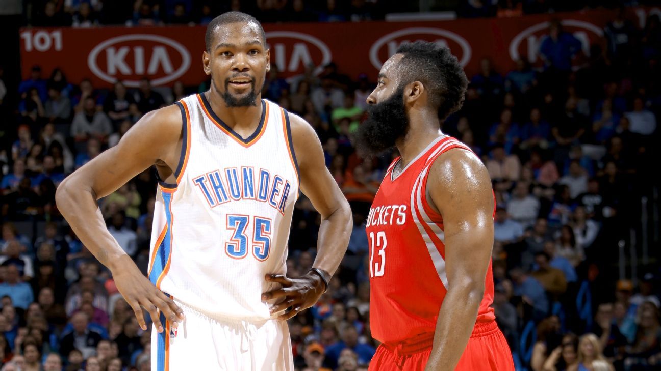 UPDATE: Kevin Durant and James Harden commit to Team USA for Tokyo