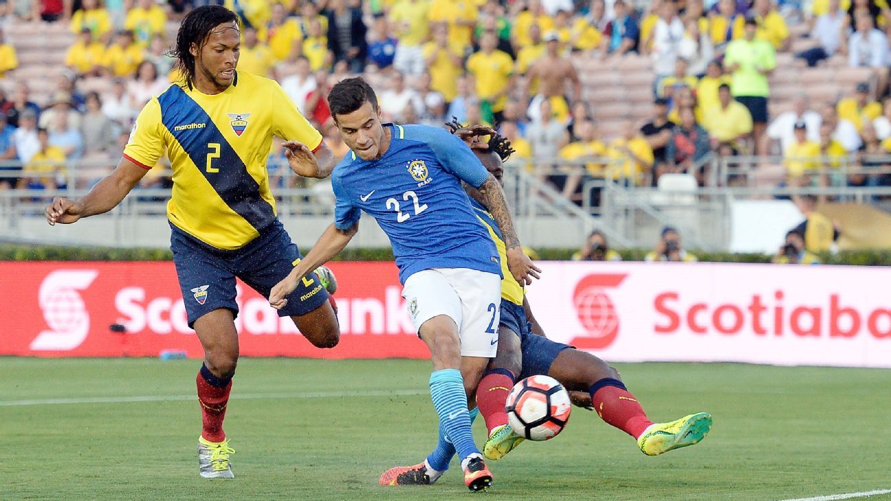 Brazil Vs Ecuador Football Match Summary June 4 2016 Espn