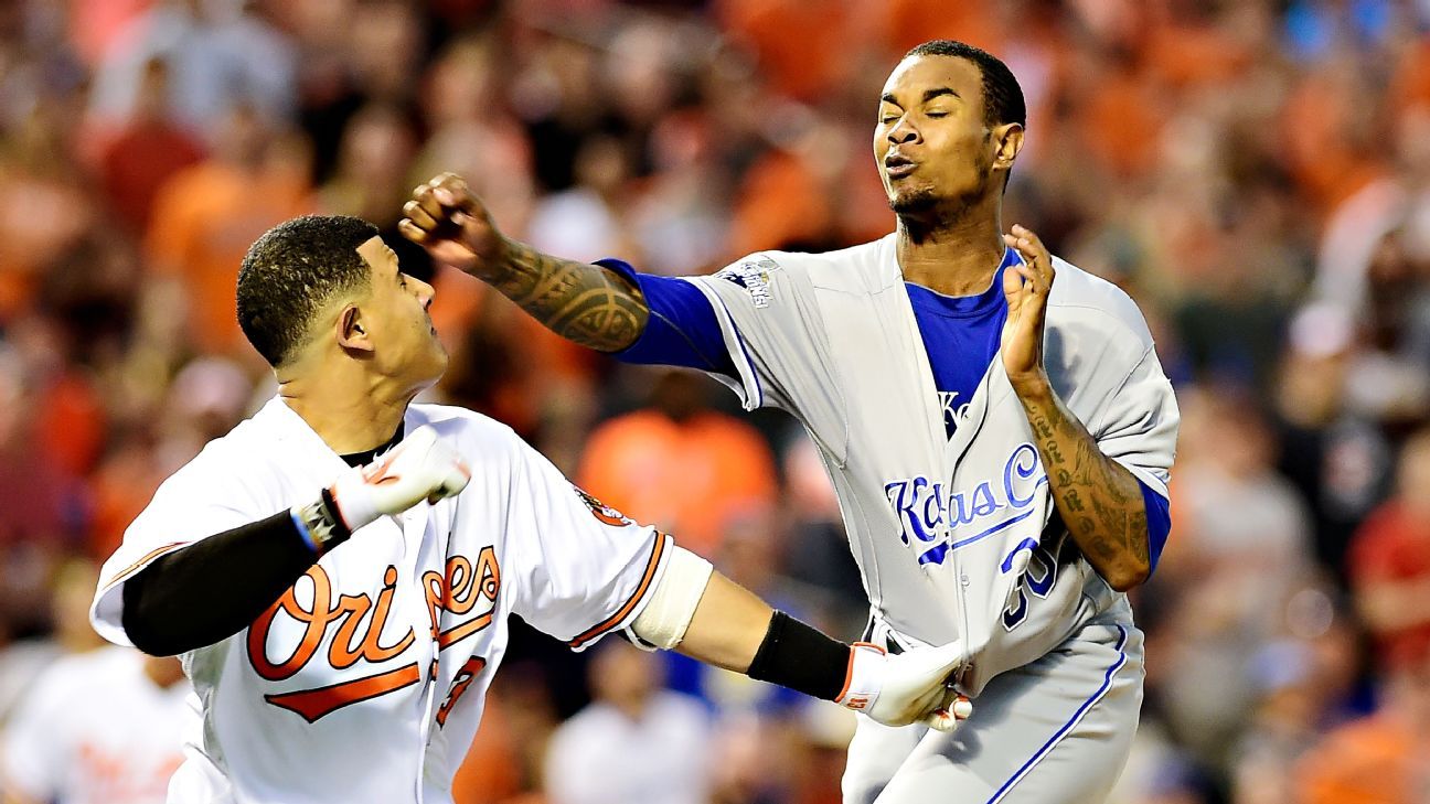 Yordano Ventura of Kansas City Royals to begin serving eight-game  suspension for fight with Manny Machado of Baltimore Orioles - ESPN