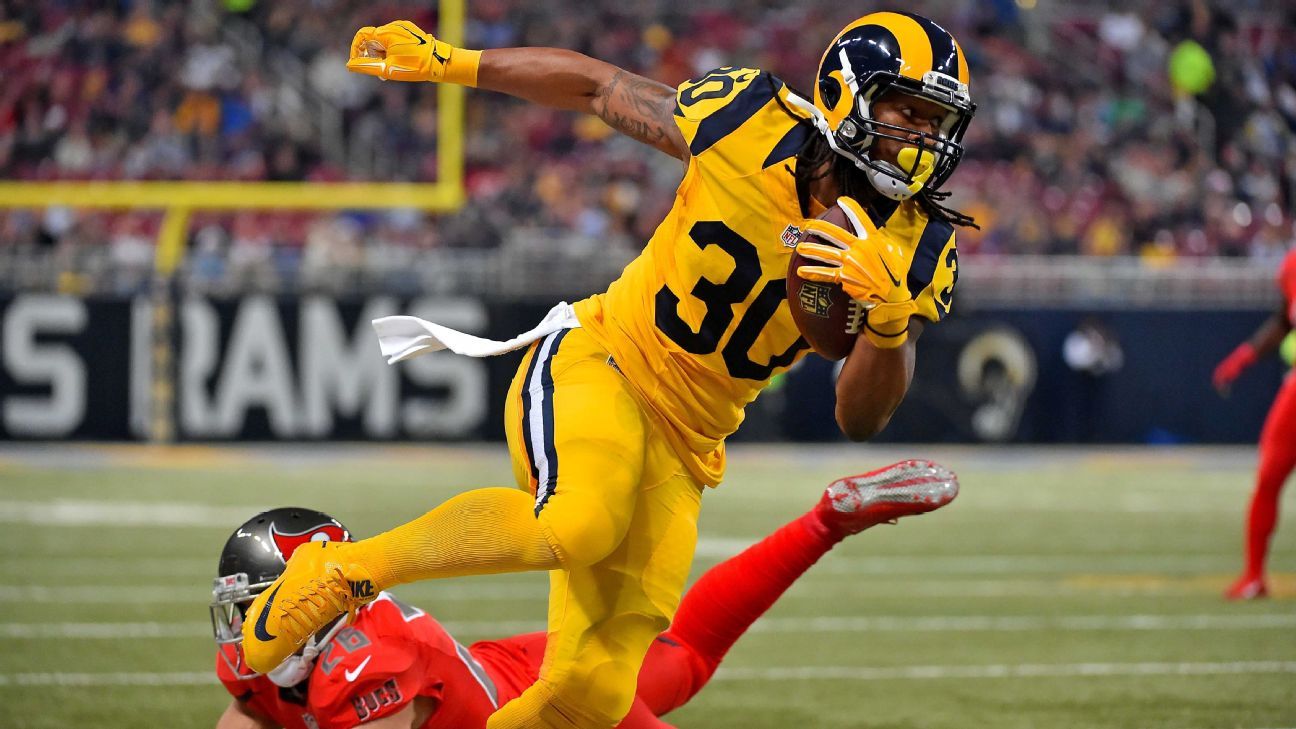 Los Angeles Rams RB Todd Gurley is 'all in' on NFL Color Rush