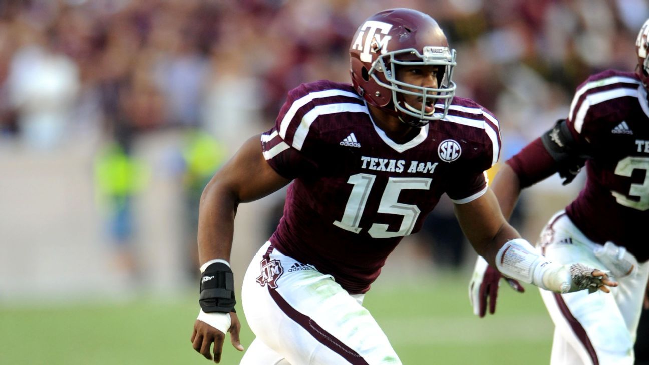 Myles Garrett of Texas A&M Aggies out for game vs. South Carolina ...