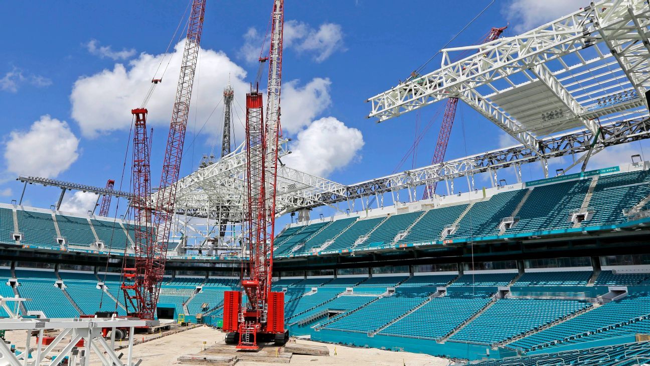 Hard Rock Stadium renovations finished in time for game Thursday