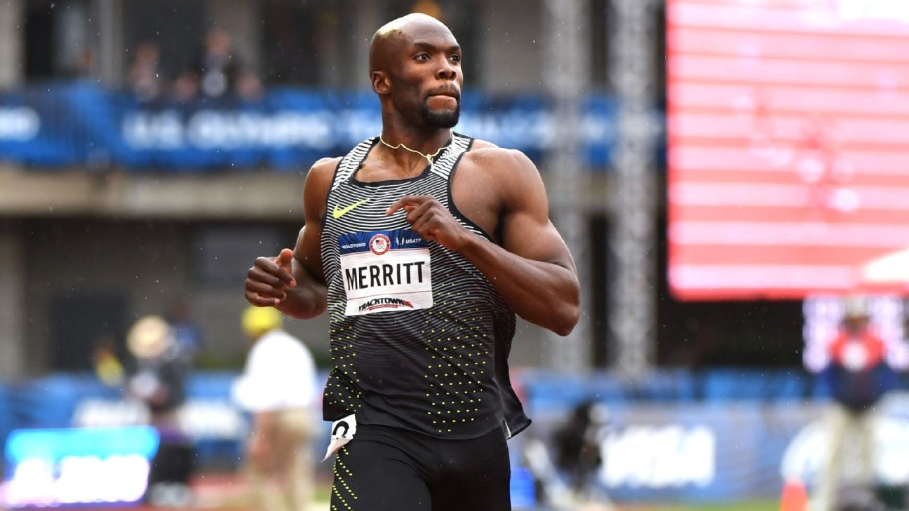 LaShawn Merritt easily wins opening round of 200-meter qualifying at U ...