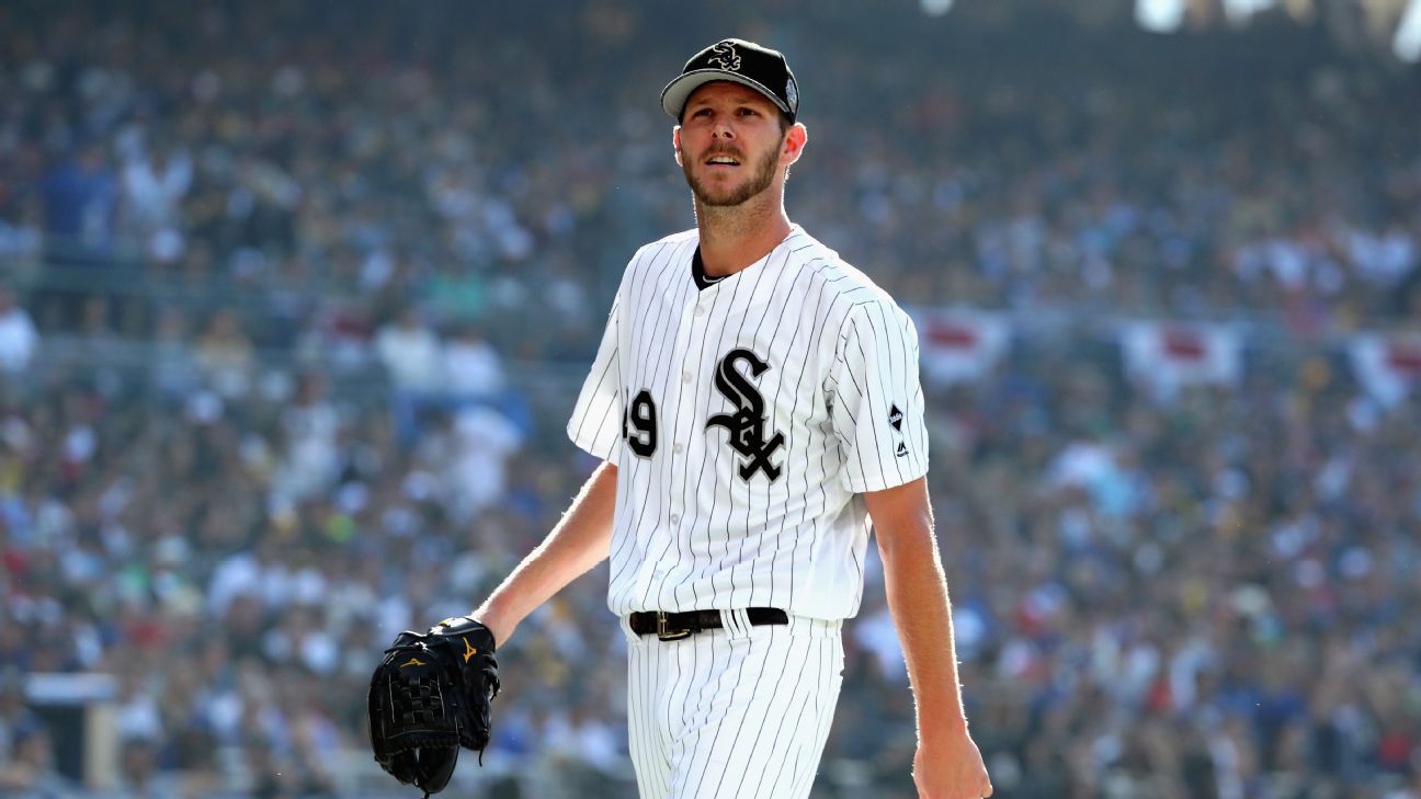 Chris Sale Chicago White Sox MLB Jerseys for sale