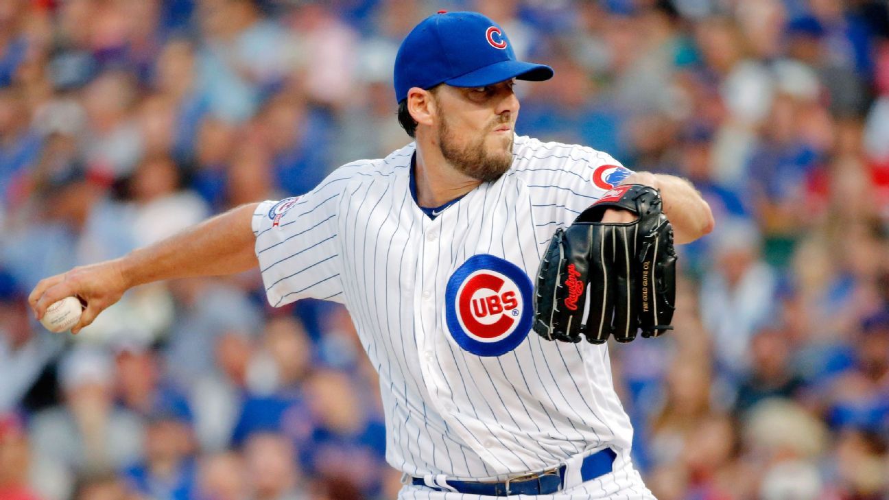 Chicago Cubs on X: John Lackey has retired 10 straight batters. #Cubs 2,  #WhiteSox 1, mid-5.  #LetsGo   / X