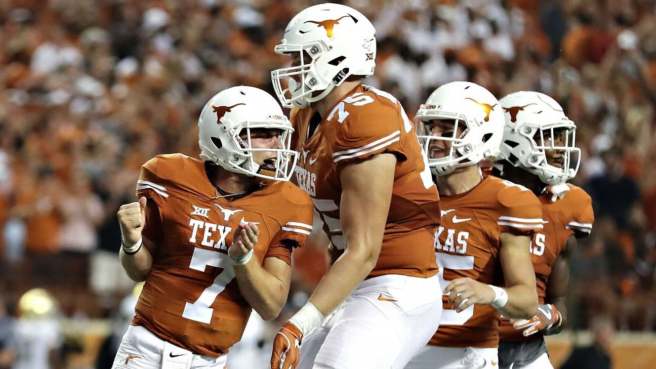 Texas Longhorns start Shane Buechele at quarterback vs. Notre Dame - ESPN