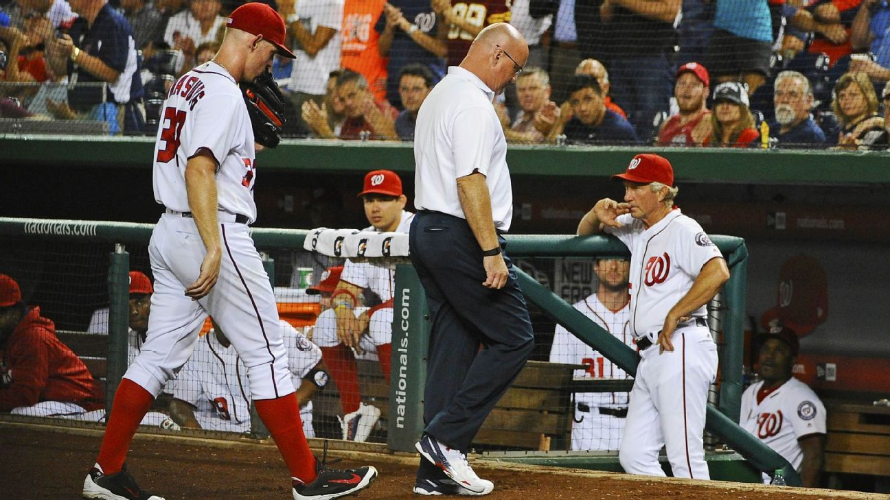 Stephen Strasburg of Washington Nationals thinks new slider hurt his