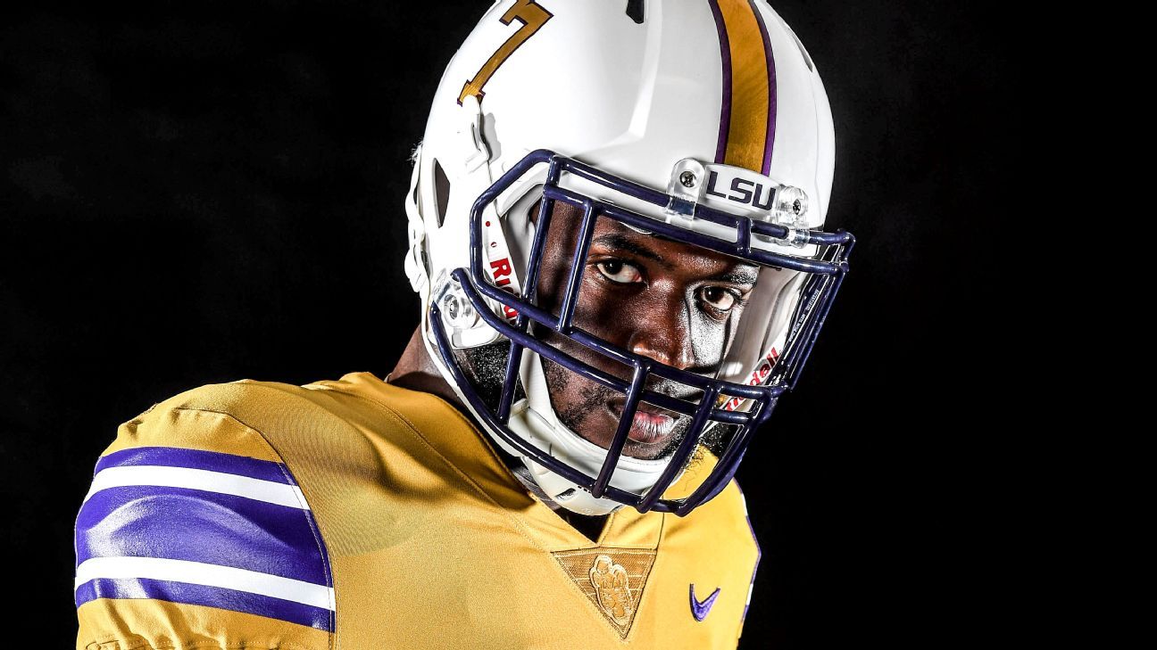 LSU breaking out new gold jerseys, alternate helmets for Saturday's game -  ESPN - SEC Blog- ESPN