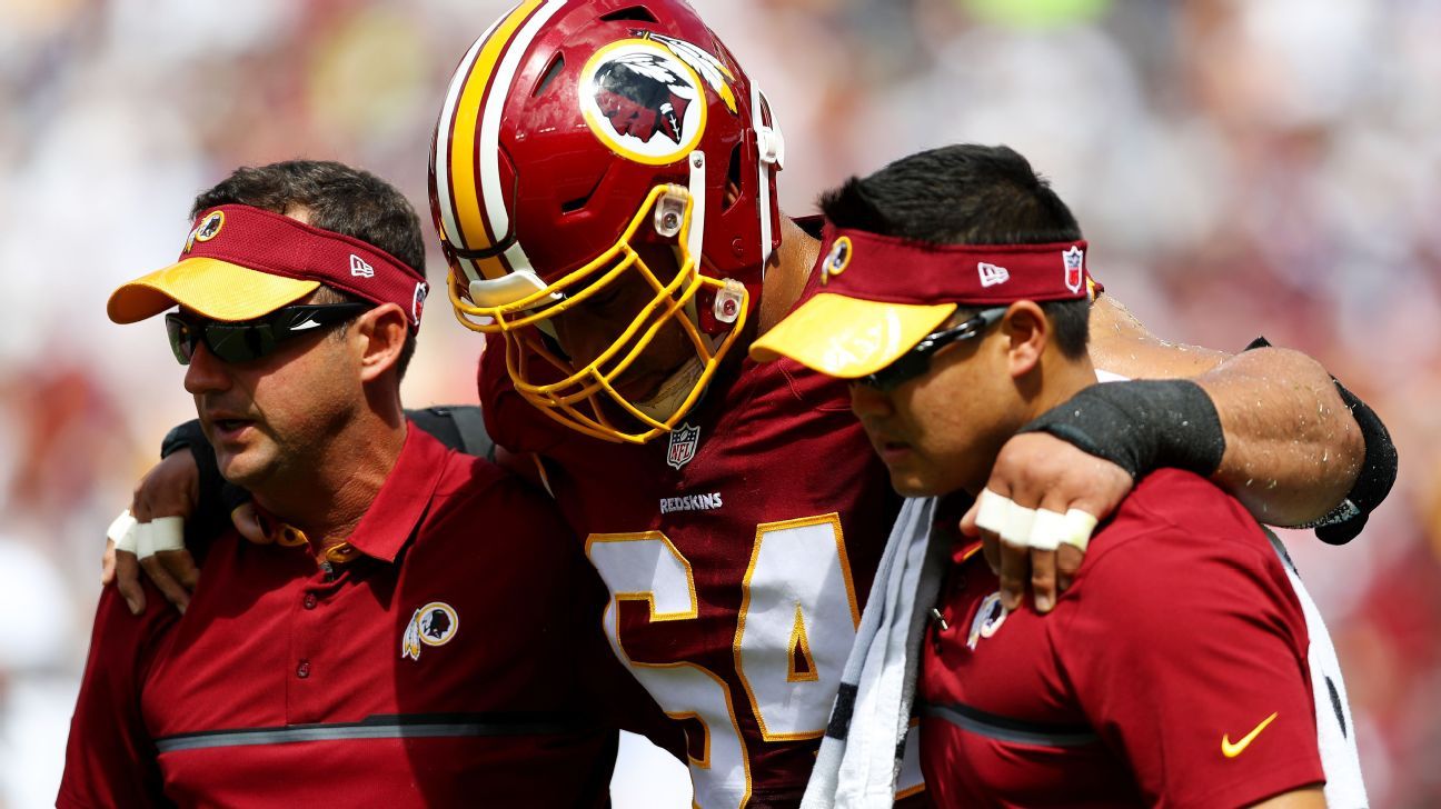 Kedric Golston injury will test Washington Redskins' depth along