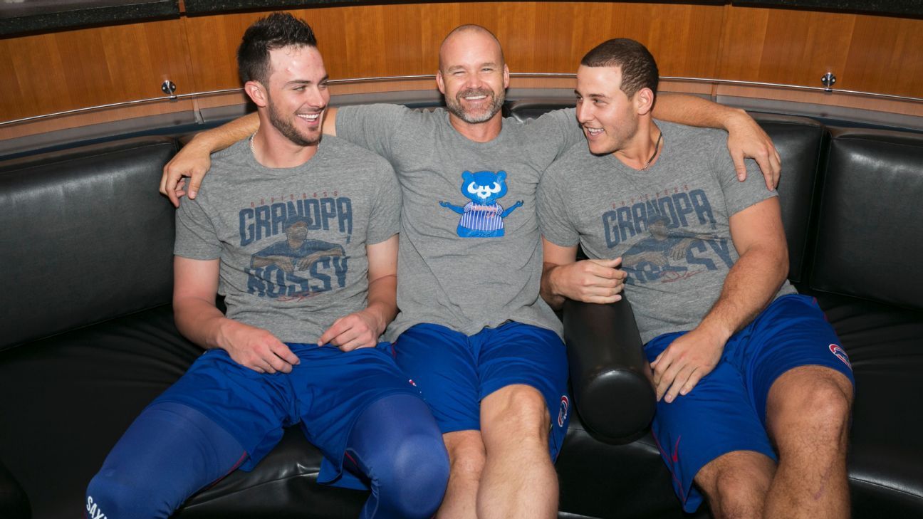 Ben Zobrist in the South Bend Cubs dugout before their game