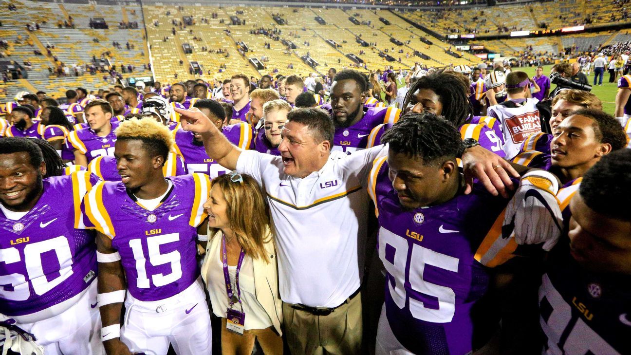 LSU coach Ed Orgeron's former players recall his intense