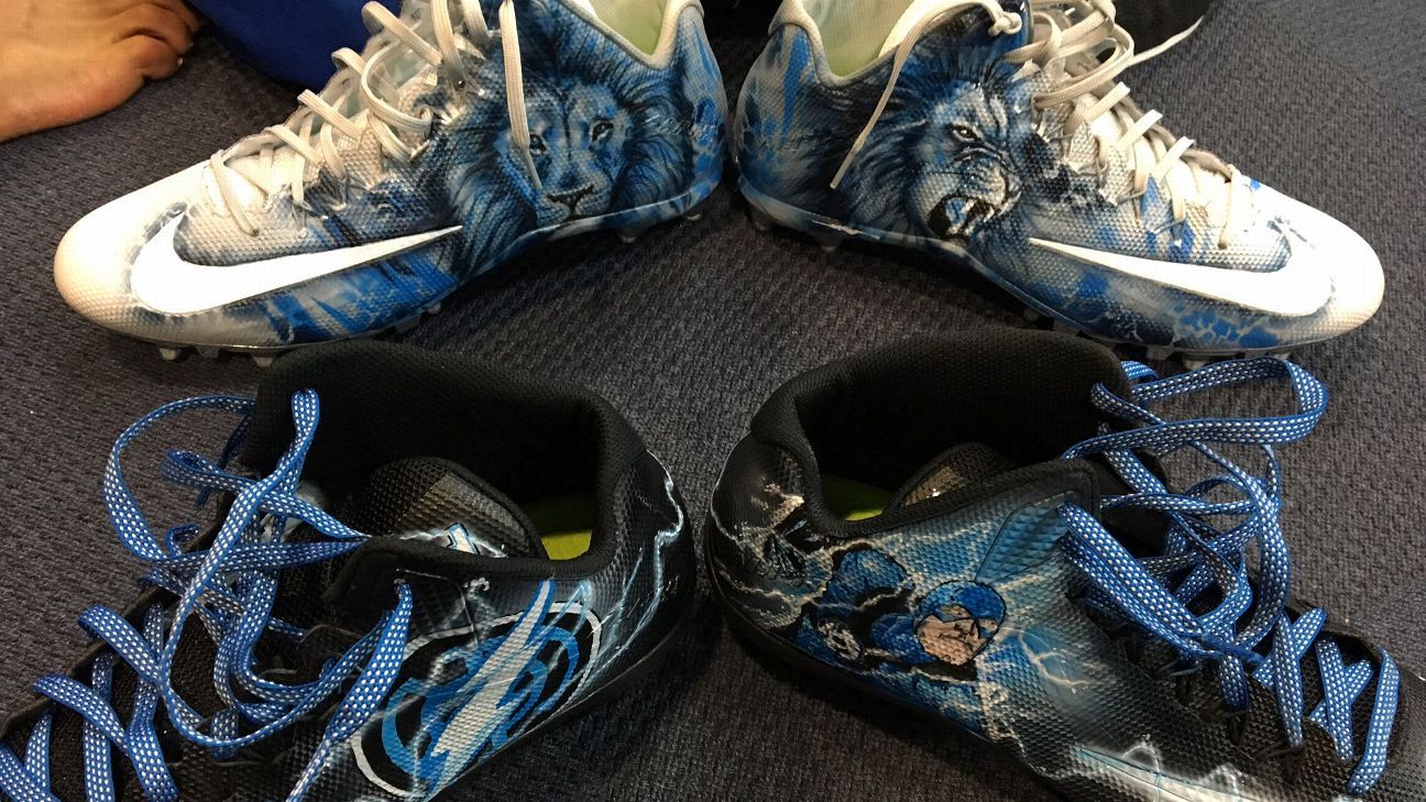 lion football cleats