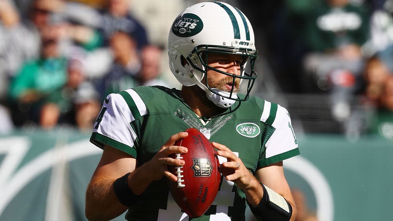 Ryan Fitzpatrick replaces injured Geno Smith, leads Jets by Ravens