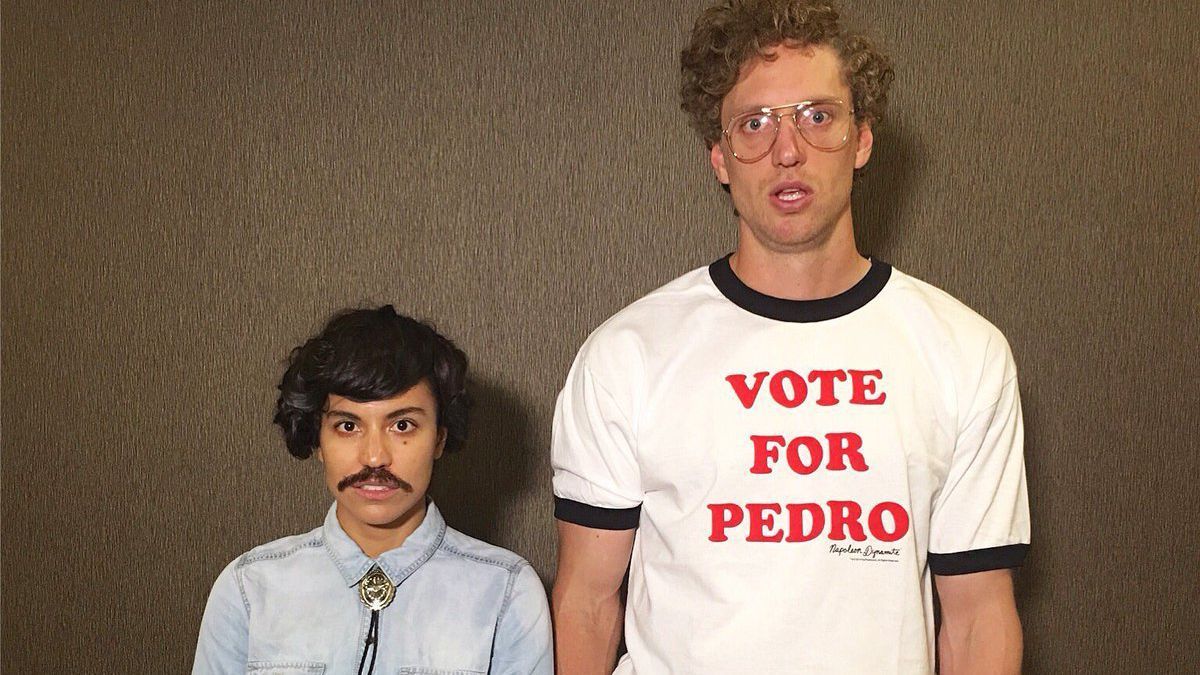 San Francisco Giants OF Hunter Pence shows off his moves as Napoleon  Dynamite - ESPN