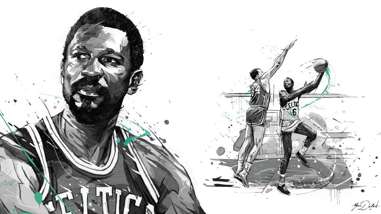 Bill Russell’s legendary career, by the numbers - ESPN