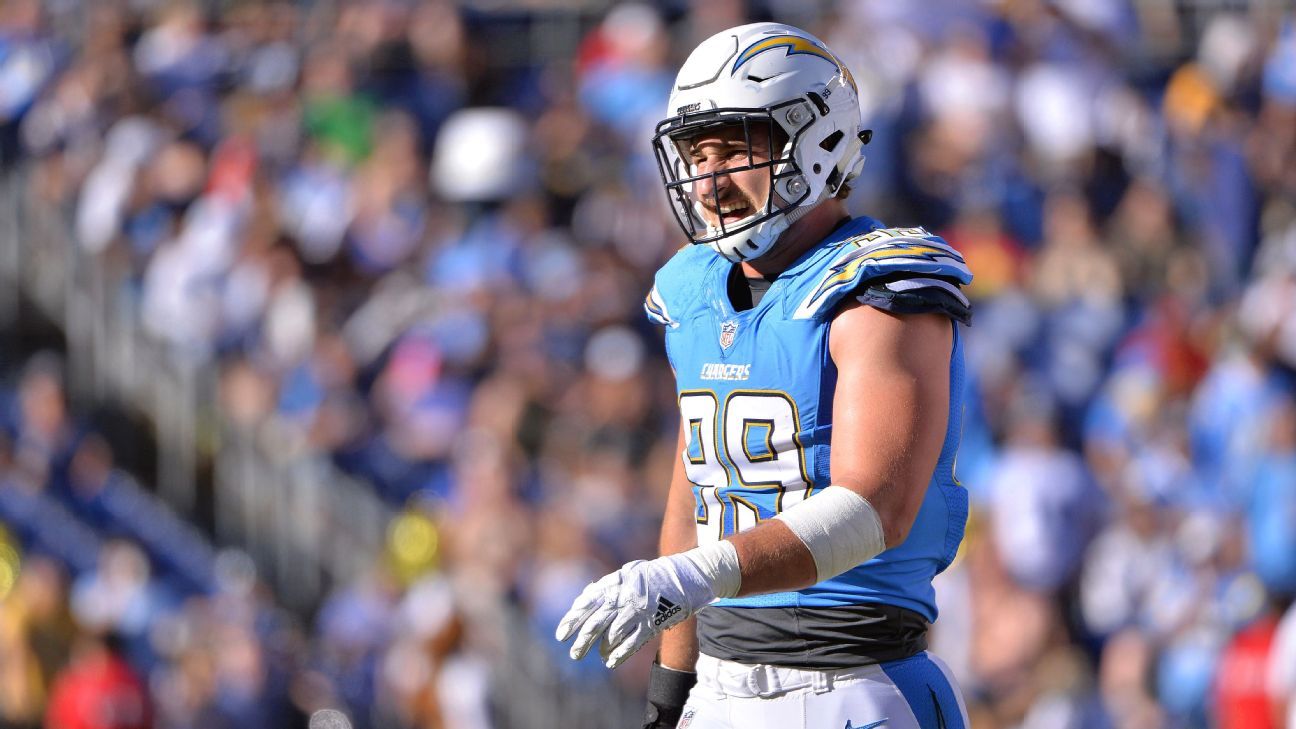 San Diego Chargers' Joey Bosa faces father's ex-team in Miami Dolphins -  ESPN - San Diego Chargers Blog- ESPN