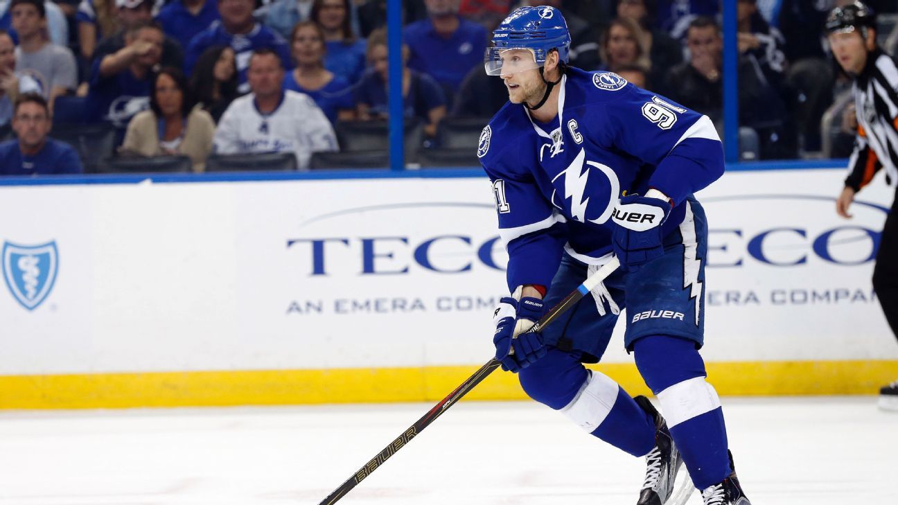 Tampa Bay Lightning star Steven Stamkos voted captain as Lightning host