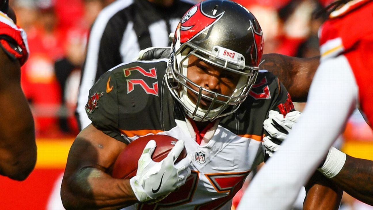 Doug Martin to be inactive for Bucs' season finale