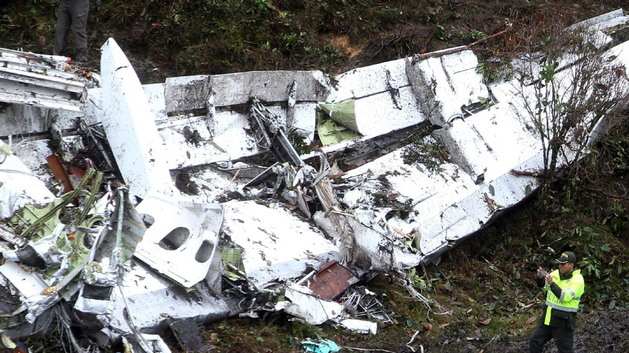 Brazilian soccer team's plane crashes in Colombia; 75 dead