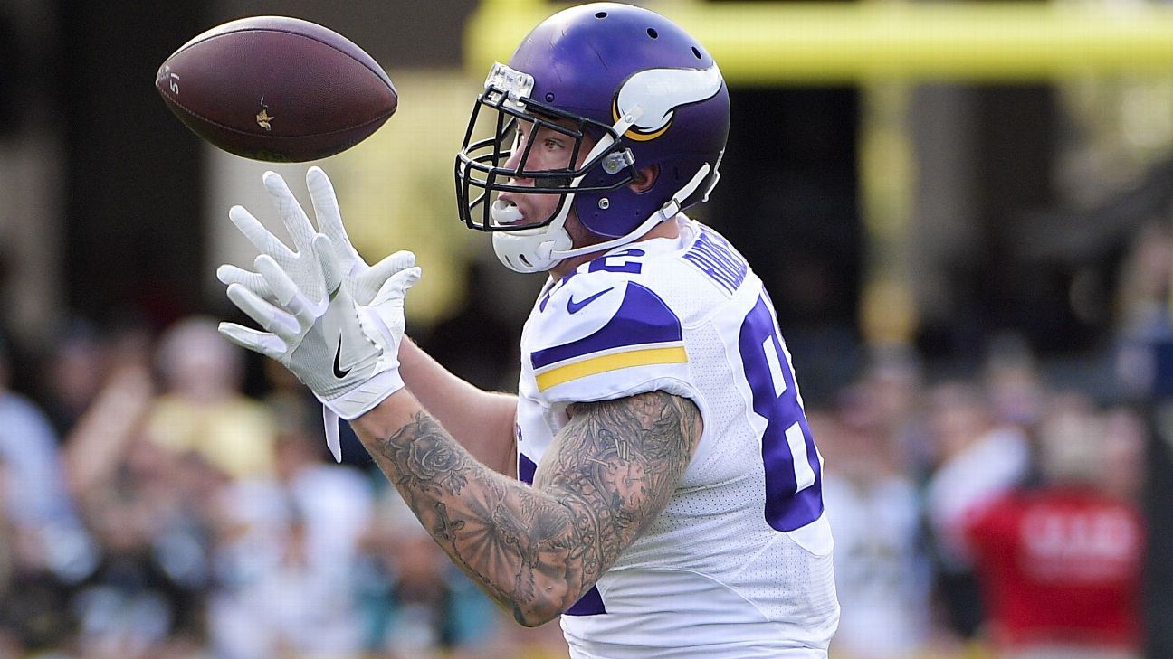 Kyle Rudolph emerging as go-to man for Minnesota Vikings QB Sam