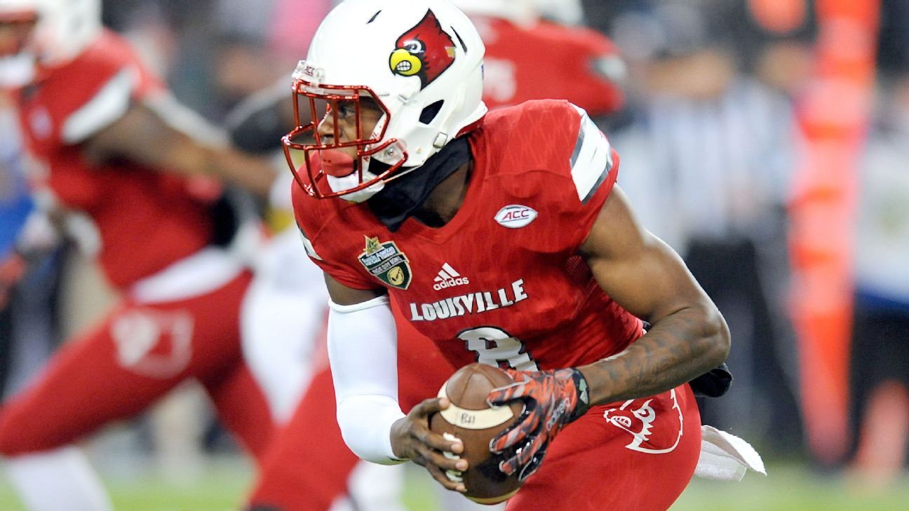 Louisville Cardinals to retire No. 8 jersey of former football player Lamar  Jackson - ESPN