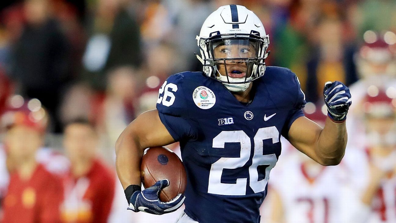 Penn State football's Saquon Barkley ran a 4.33-second 40-yard in an  offseason workout, Penn State Football News