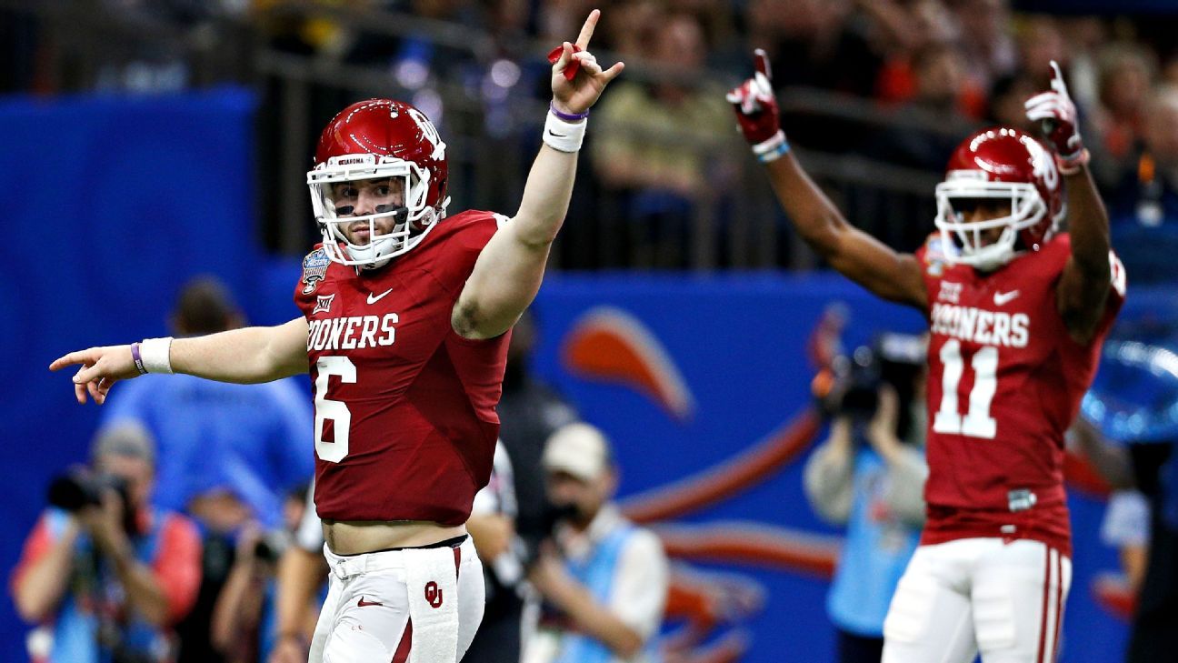 ESPN on X: Baker Mayfield shared a message with Sooner Nation following  Oklahoma's loss in the Rose Bowl.  / X