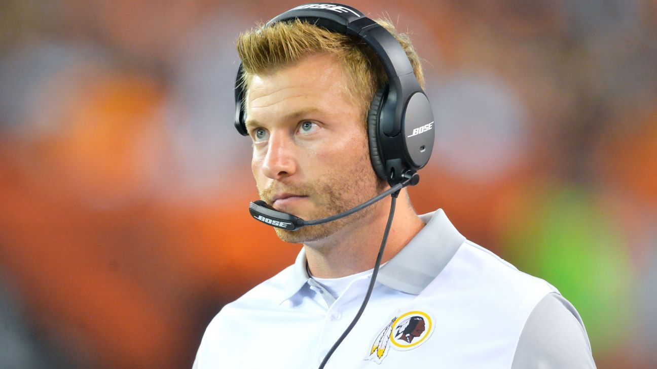 Los Angeles Rams coach Sean McVay was a Georgia football legend - ESPN -  Los Angeles Rams Blog- ESPN