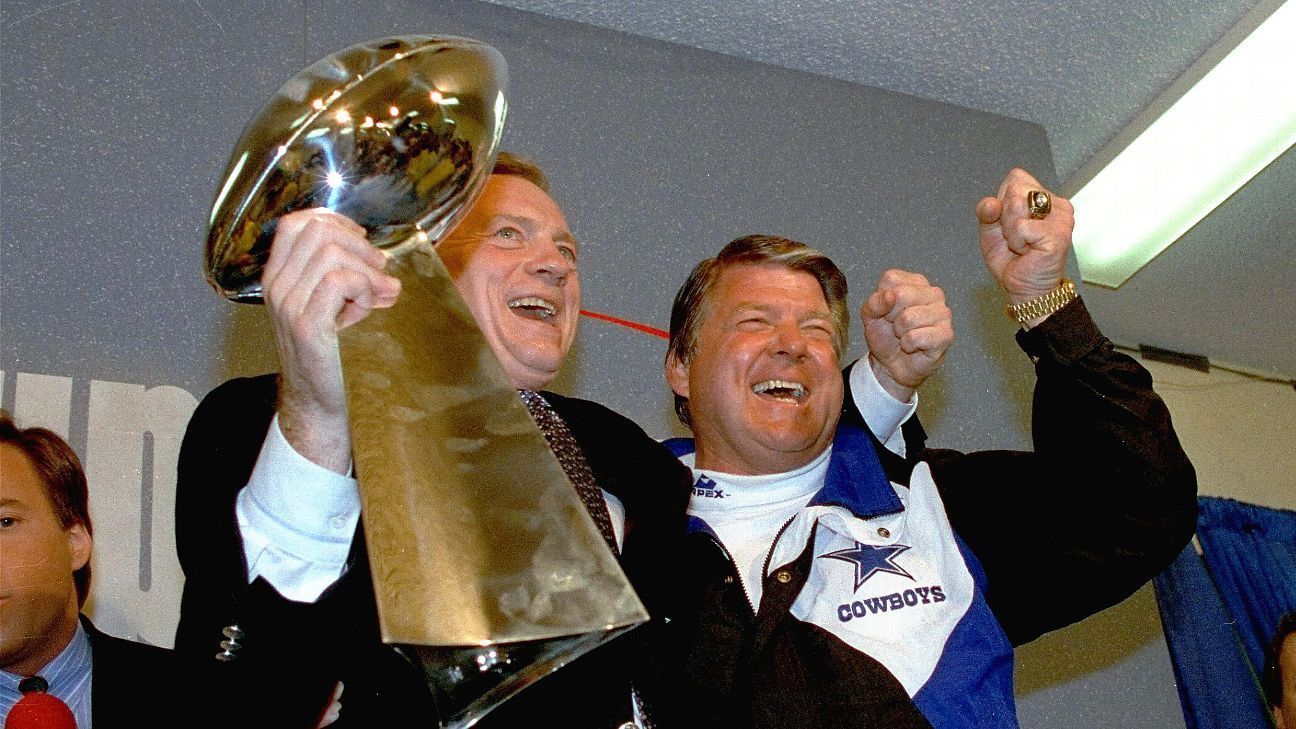 Jerry Jones, Jimmy Johnson reunite to celebrate 25th anniversary of ...