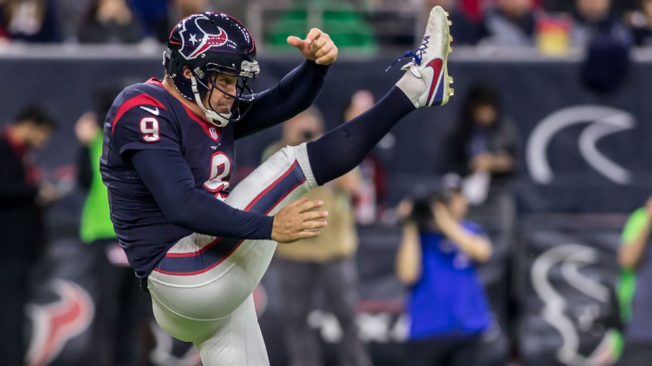 Texans cut veteran punter Shane Lechler