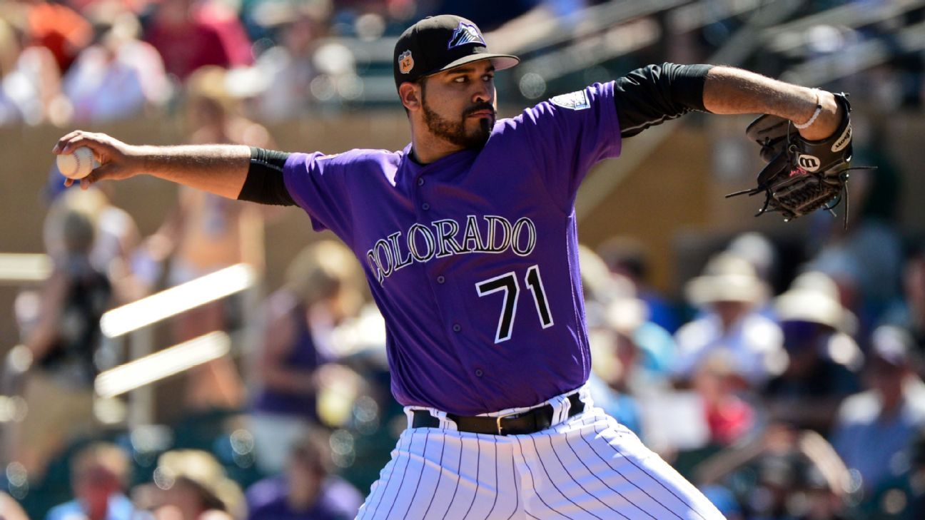 Colorado Rockies' Antonio Senzatela gets emotional Mother's Day win