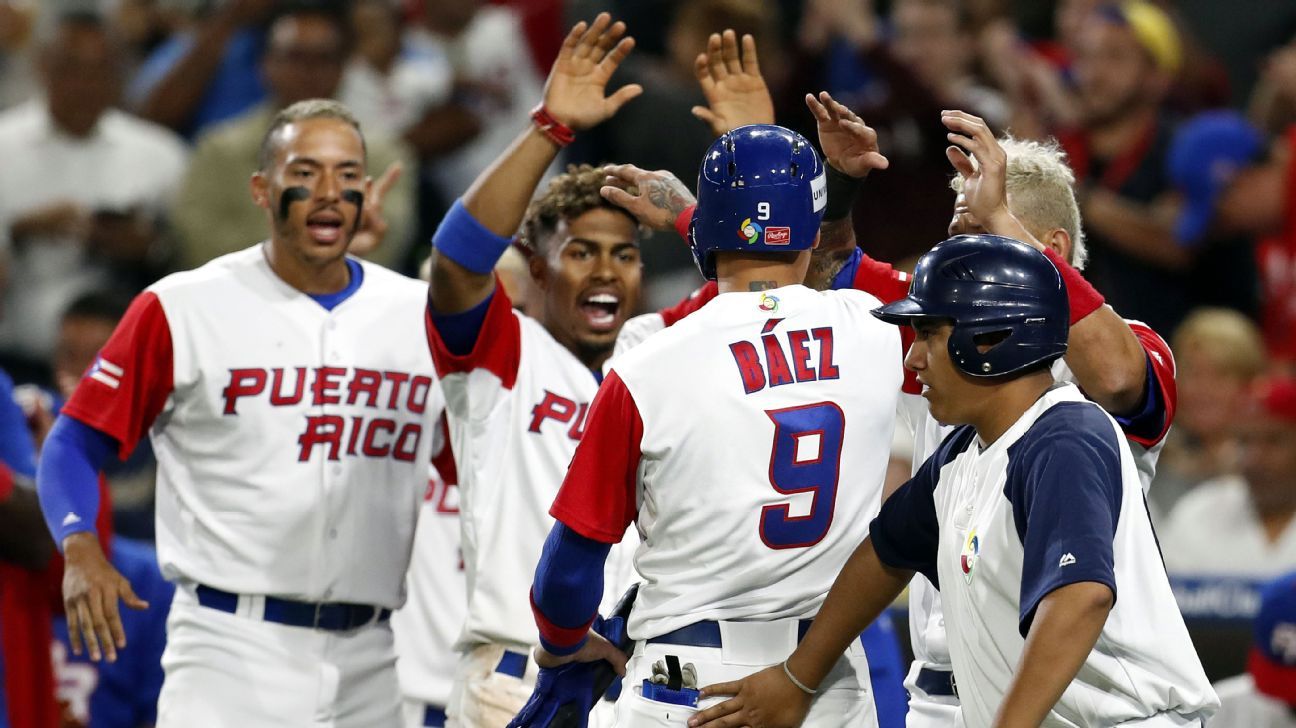 Puerto Rico ends long win streak for Dominicans at WBC