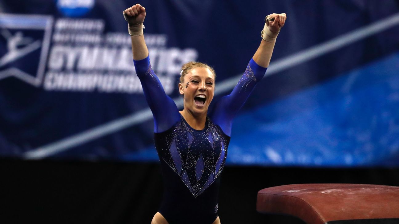 Florida's Alex McMurtry fittingly clinches all-around title on floor - ESPN