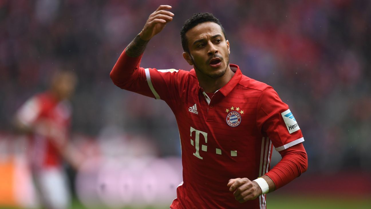 Thiago Alcantara set for long spell on the sidelines with torn thigh ...