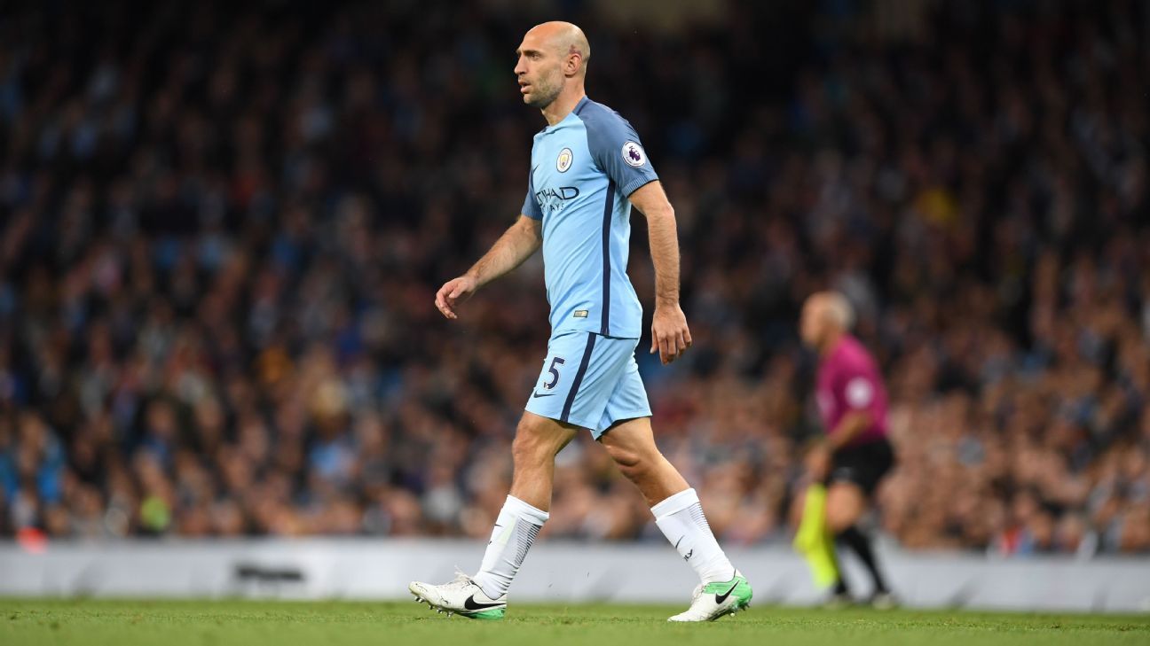 Manchester City gave Pablo Zabaleta the 'perfect' send off - Pep ...