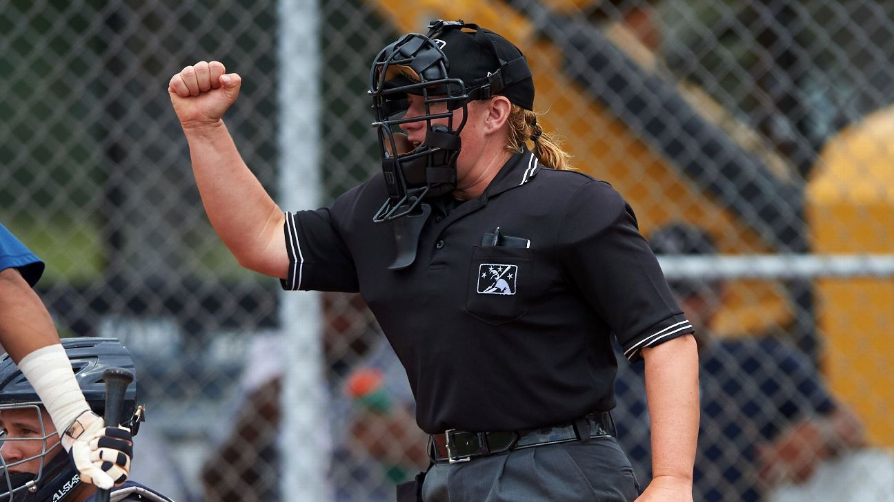 Jen Pawol one name away from being first girl MLB umpire