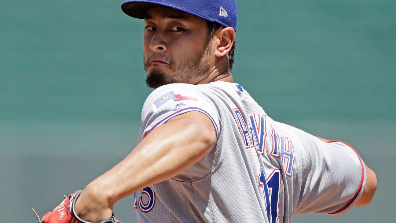 Los Angeles Dodgers acquire righthander Yu Darvish from Texas Rangers