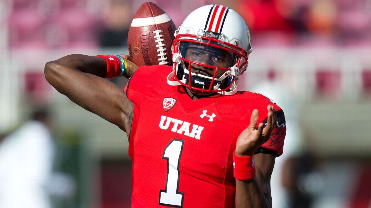 PFF College on X: A completely healthy Tyler Huntley takes the Utah  offense to another level.  / X