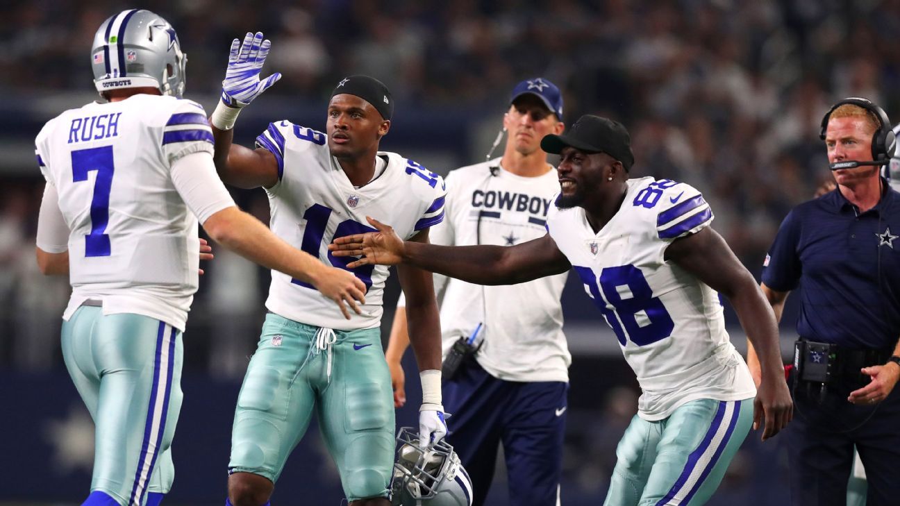 Cooper Rush took the Cowboys' first-team snaps in practice this