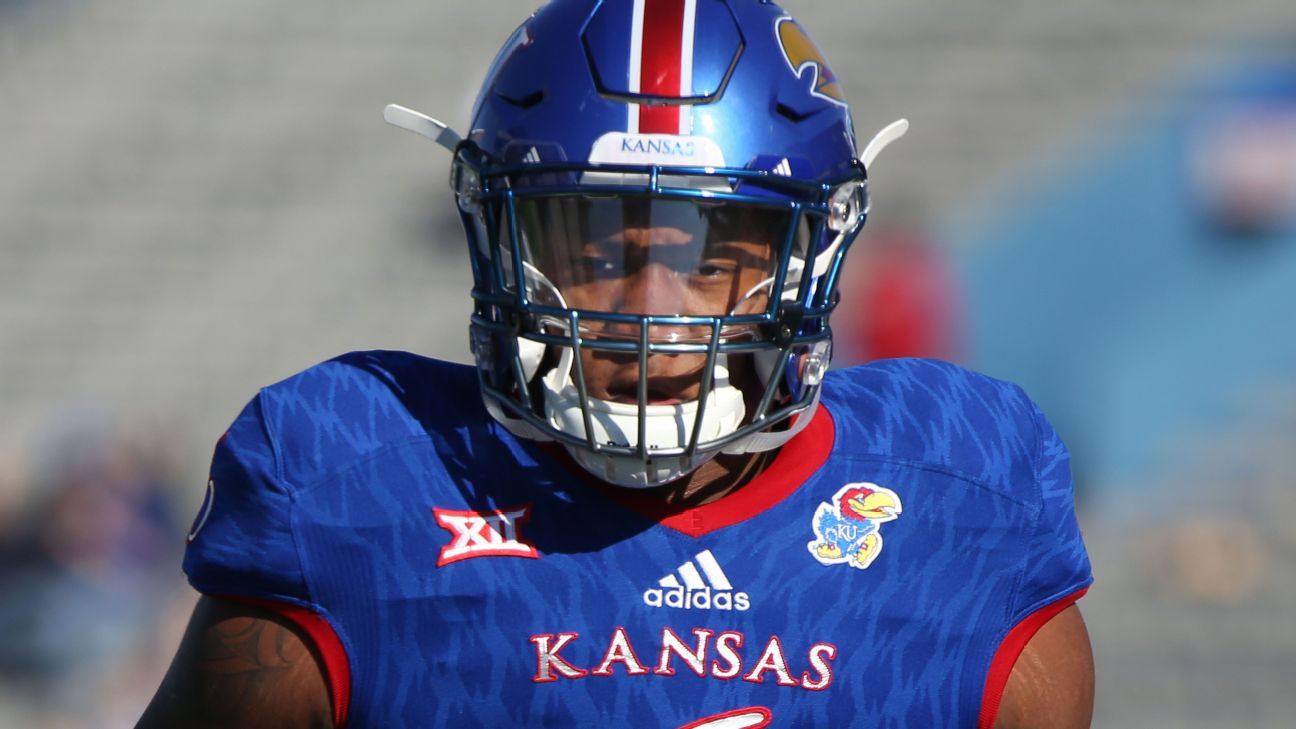 Kansas linebacker Maciah Long dismissed after alleged gun threat - ESPN