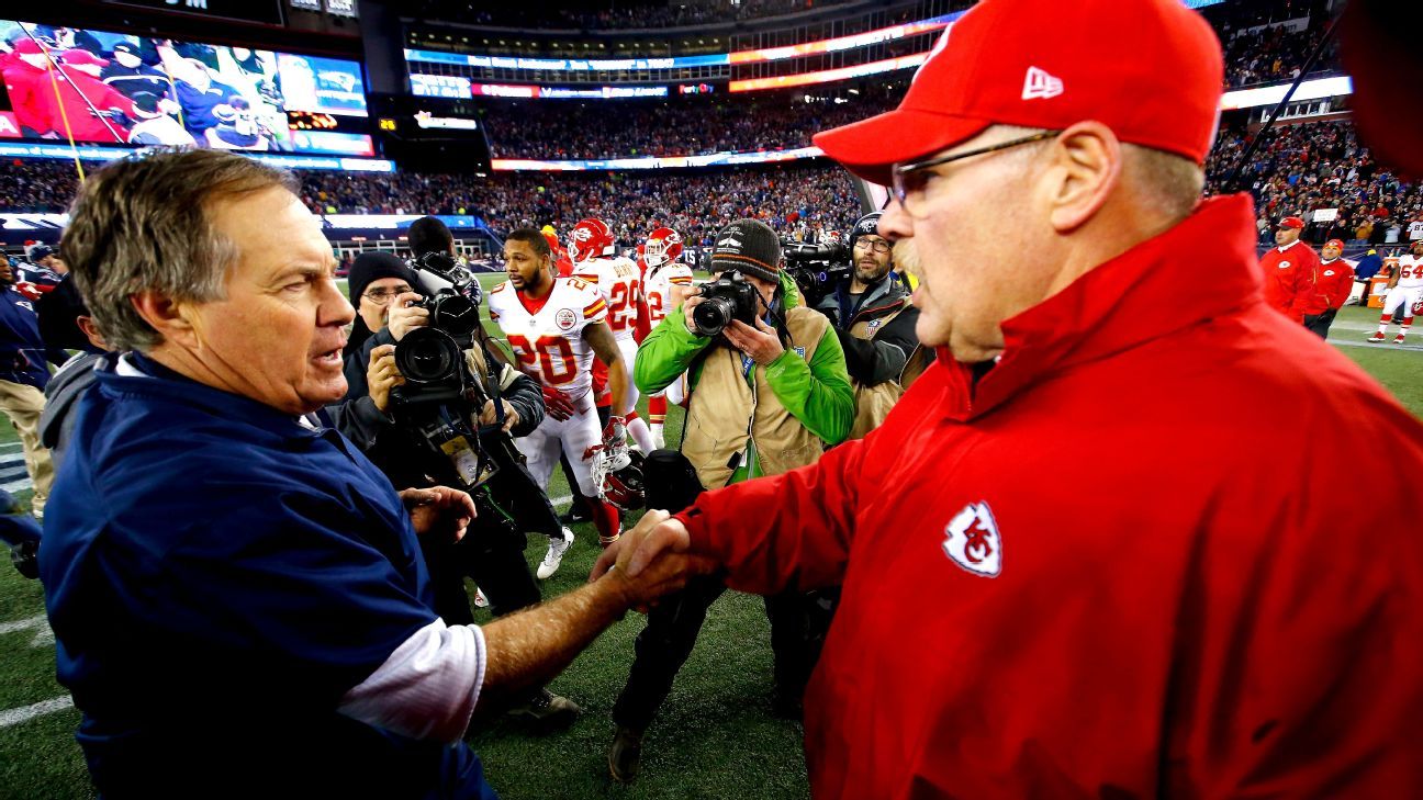 Andy Reid and Bill Belichick have a meaningful friendship