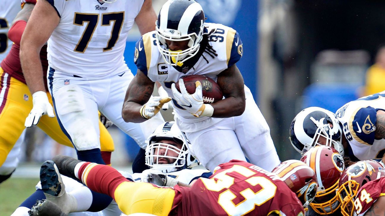 Inability to stop the run doomed Rams versus Redskins - ESPN - Los ...