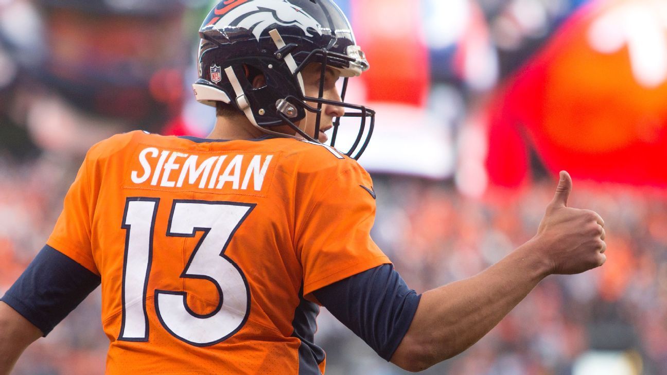 Trevor Siemian to start at quarterback for Denver Broncos - ESPN