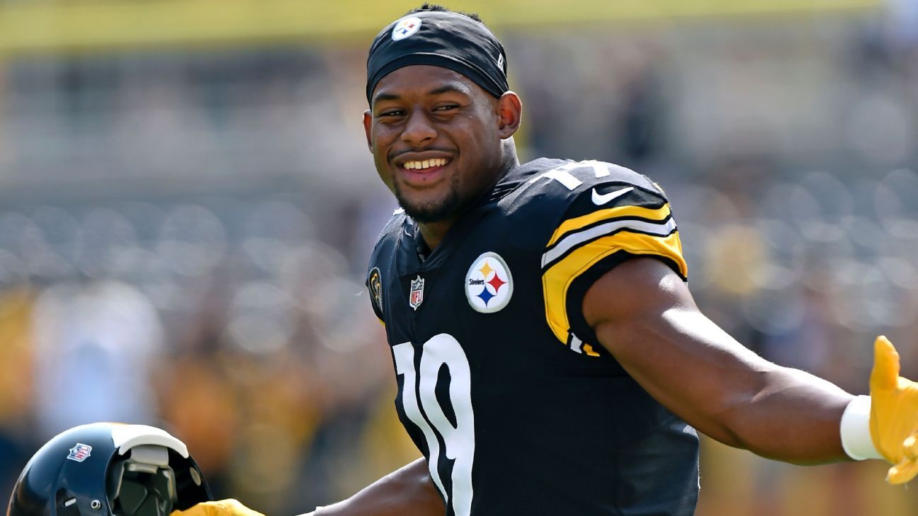 JuJu Smith-Schuster celebrates on Twitter after Steelers big win - On3