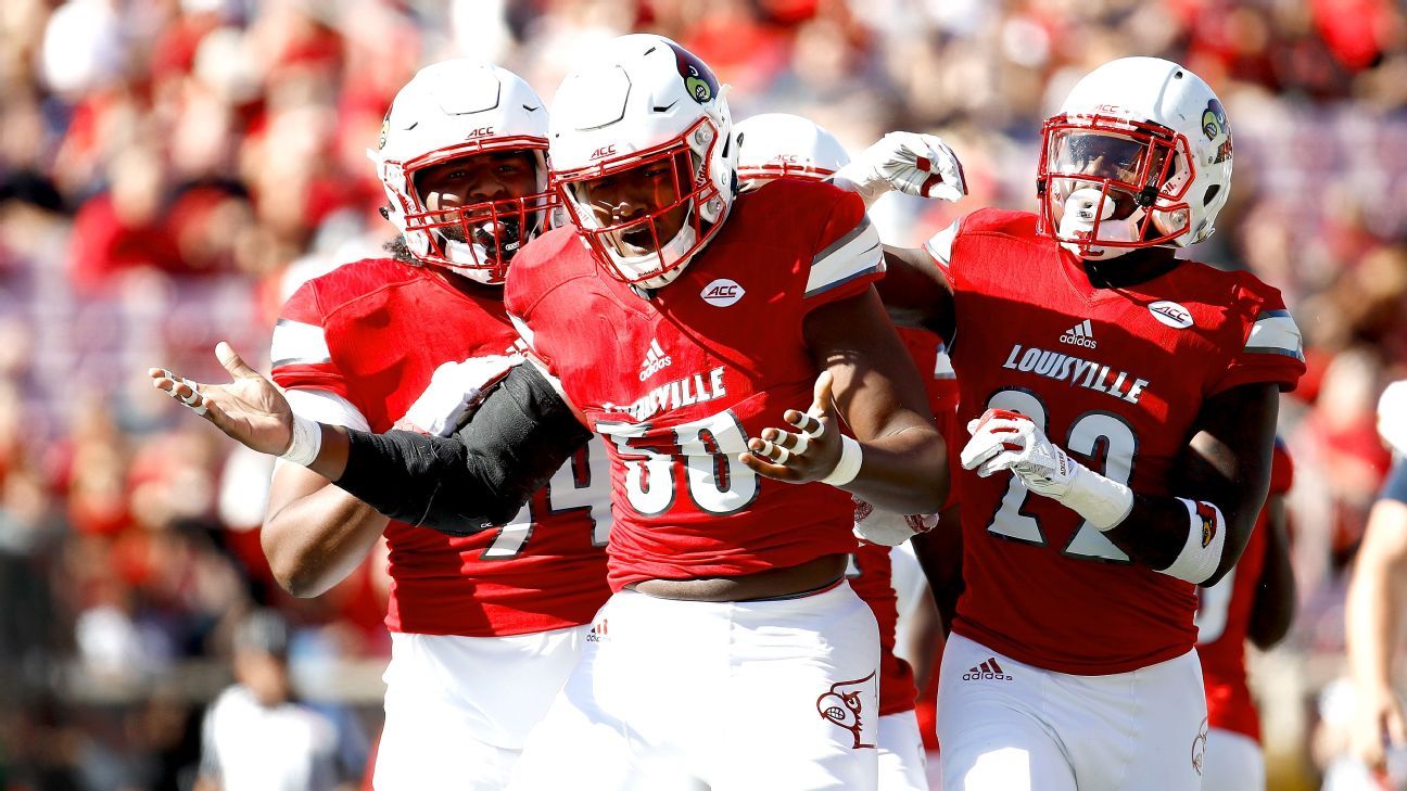 Louisville Cardinals DE Jonathan Greenard (wrist) 'out awhile' - ESPN