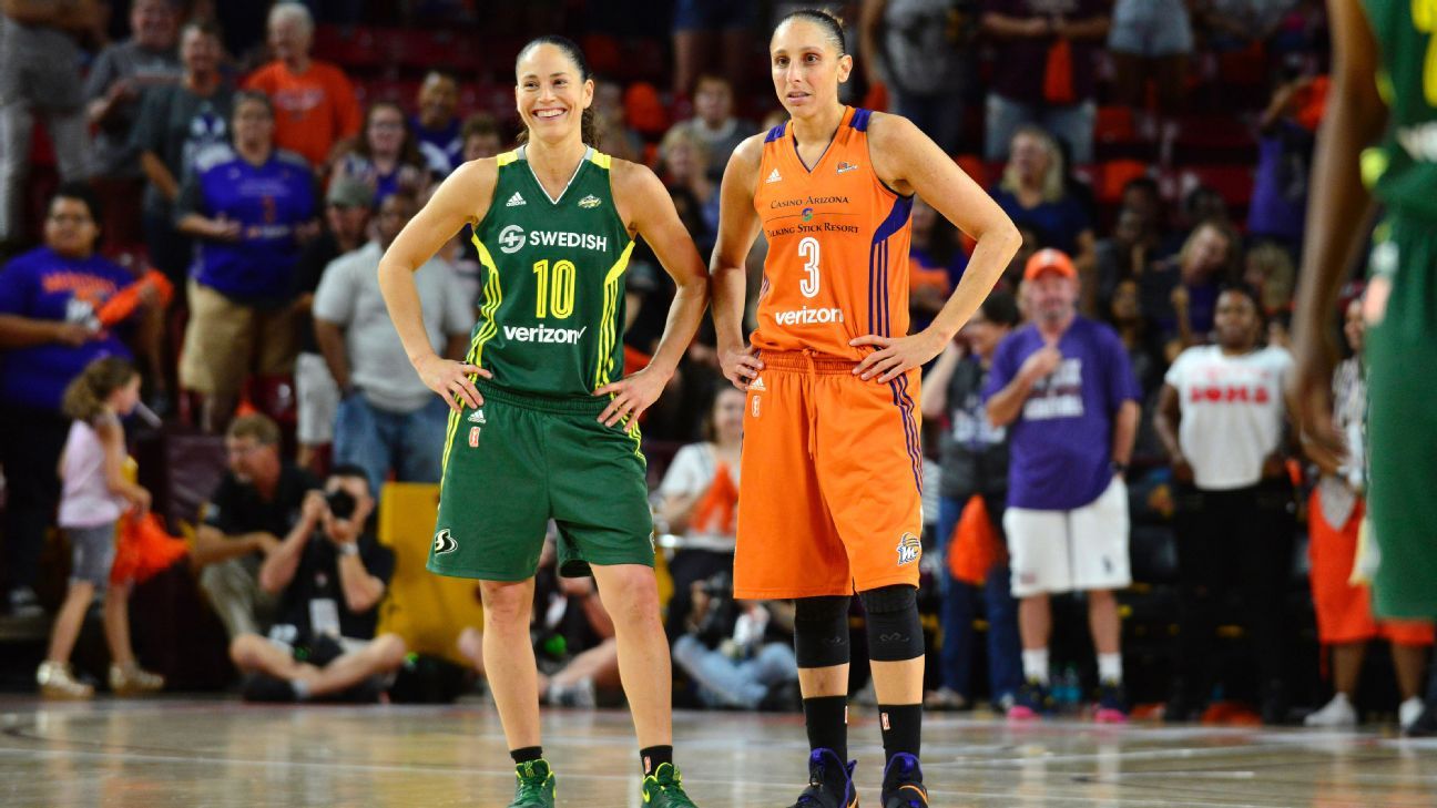 WNBA unveils 'W25,' a list of top 25 players in its 25-year history