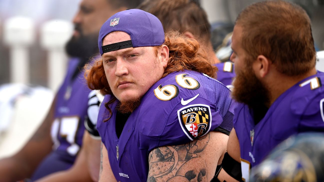 Tampa Bay Buccaneers sign center Ryan Jensen from Baltimore Ravens